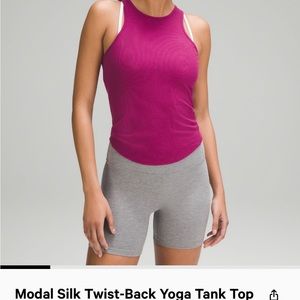 Lululemon Twist Back Yoga Tank
